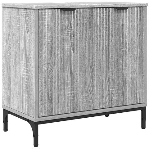 Armadio per Lavabo da Bagno Grigio sonoma 60,5 x 33,5 x 61 cm - Foto 1