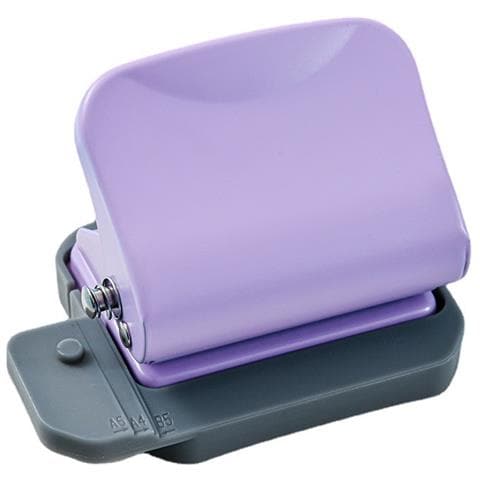 Perforatrice A 6 Fori Rotondi - Perforatrice Compatta Per Raccoglitori Ad Anelli E Agende Purple - Foto 1