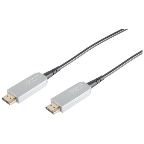 01-20495 cavo HDMI 40 m HDMI tipo A (Standard) Nero, Grigio - Foto 1