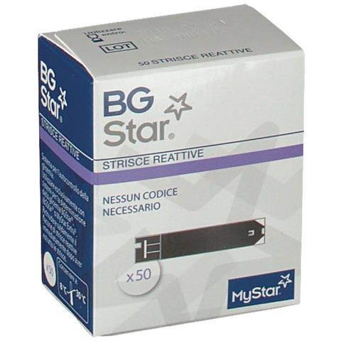 Strisce Reattive Misurazione Glicemia Bgstar 50 Pezzi - Foto 1