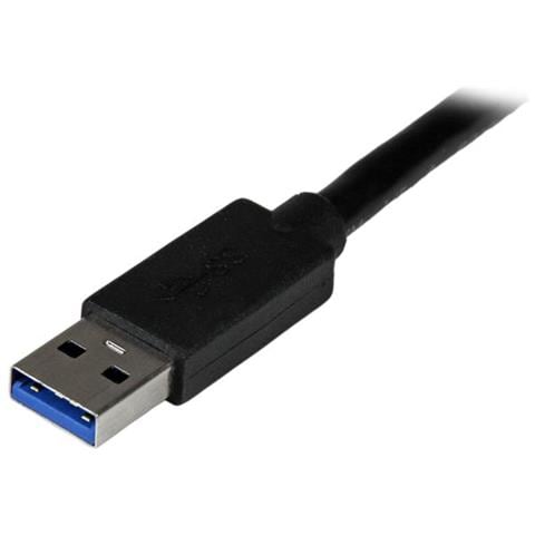 Adattatore scheda video esterna per più monitor USB 3.0 a HDMI con hub USB a 1 porta - 1920x1200 / 1080p - Foto 5