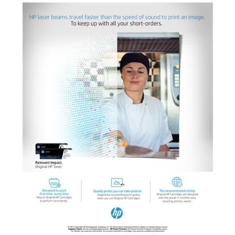 CF372AM Toner Originale Ciano Giallo Magenta per LaserJet CM2320 Capacità 8400 Pagine Confezione 3 pezzi - Foto 5