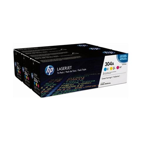 CF372AM Toner Originale Ciano Giallo Magenta per LaserJet CM2320 Capacità 8400 Pagine Confezione 3 pezzi - Foto 2