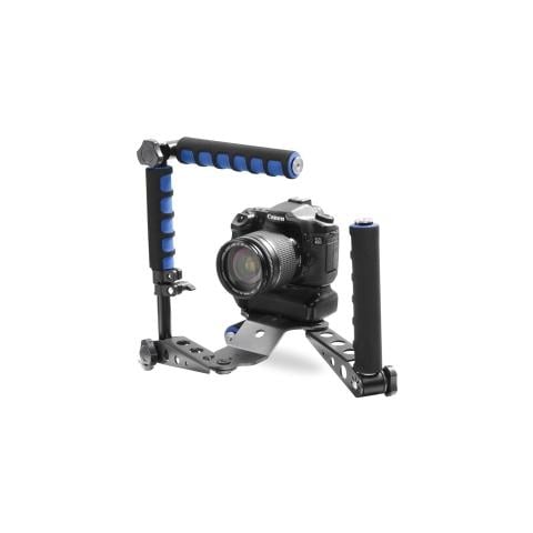 Mini Treppiede a Spalla 30 x 17 x 9 cm Nero e Blu 17598 - Foto 1