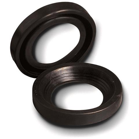 Giunto Per Scarichi Wc Mm. 90x125 Braga, Giunto In Gomma Nera Per Innesto Scarichi Wc Mm. 90 In Plastica In Braghe Diametro Esterno Mm. 125 - Foto 1