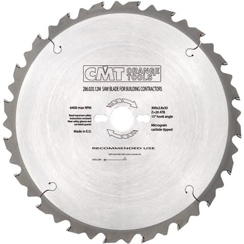 Lama Circ. Edilizia C/limitatore Hw 315x3.2/2.2x30 Z24 5'atb 286.024.13m - Foto 1