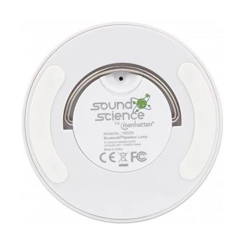 Manhattan 165259 Altoparlante Portatile Altoparlante Portatile Mono Bianco 3 W (sound Science Bluetooth Speaker - Micro - Foto 2