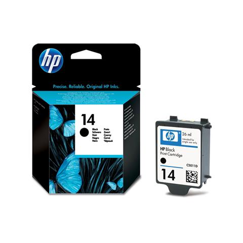 C5011DE Cartuccia Ink Originale Nera 14 OfficeJet D125 / D135 / D145 / all-in-OneCapacità 800 Pagine - Foto 2