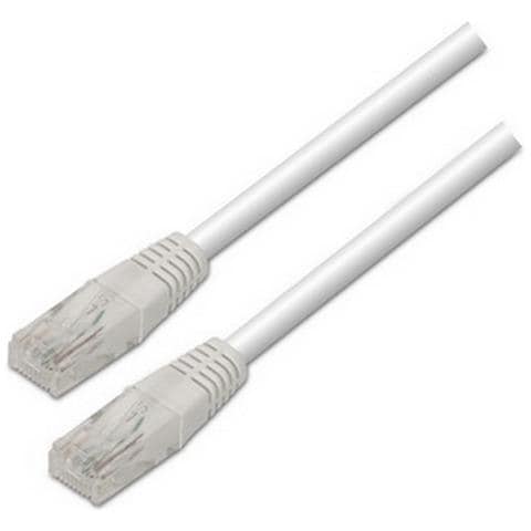 10.20.0100-W, RJ-45, RJ-45, Maschio / maschio, Cat5e, U / UTP (UTP) , Bianco - Foto 1