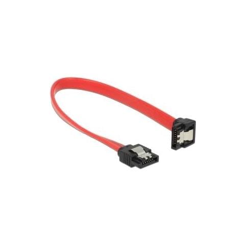Cavo Delock Sata, 0,2 M, 6 Gb / s, Clip Di Bloccaggio, Angolato Verso Il Basso - Dritto, 26 Awg - Foto 3