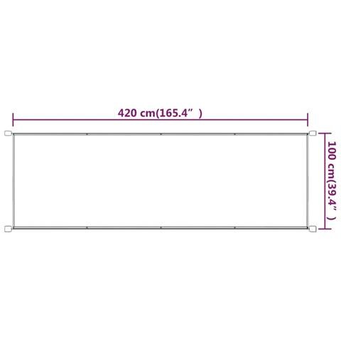 Paravento Verticale Blu 100x420 Cm In Tessuto Oxford - Foto 6