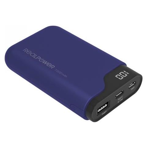 Pb-7500c Navy Blue 7500 Mah Nero, Blu - Foto 1