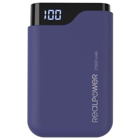 Pb-7500c Navy Blue 7500 Mah Nero, Blu - Foto 3