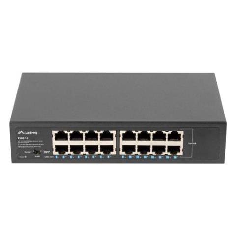 Rsge-16 Switch Di Rete Non Gestito Gigabit Ethernet (10/100/1000) 1u Nero - Foto 2