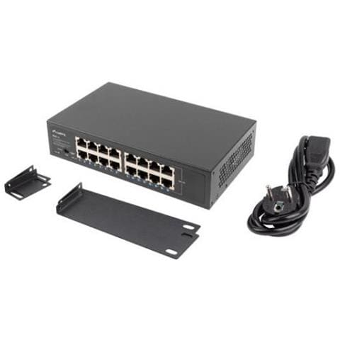 Rsge-16 Switch Di Rete Non Gestito Gigabit Ethernet (10/100/1000) 1u Nero - Foto 6