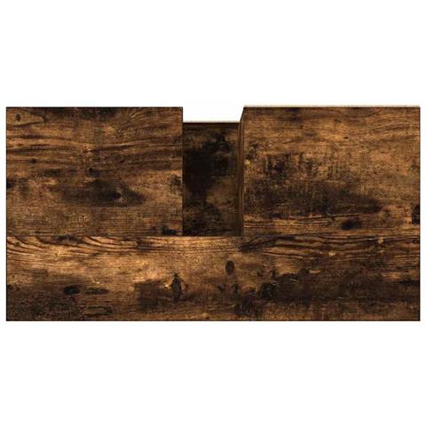 Armadietto Bagno Rovere Fumo 65x33x60 Cm In Legno Multistrato - Foto 2