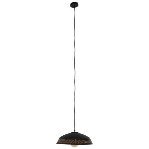 Lampadario Dkd Home Decor Marrone Nero Crema Metallo 50 W 42 X 42 X 24 Cm (2 Unità) - Foto 5