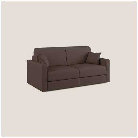 Chris Divano letto matrimoniale in tessuto impermeabile T13 206 cm (mat. 160x197) marrone - Foto 1