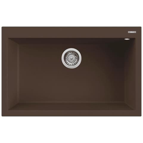 Quadra 130 Lavello 1 Vasca 79x50 Cm Granitek Espresso - Foto 1