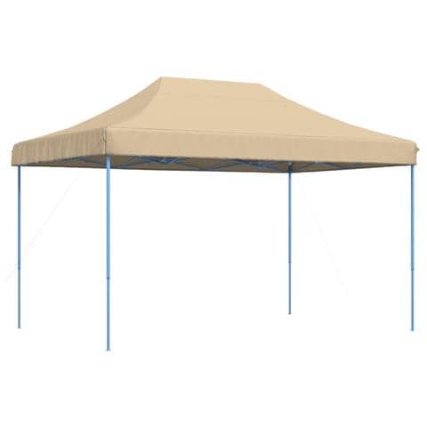 Tenda Da Festa Pieghevole Pop-up Beige 440x292x315 Cm - Foto 1