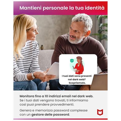 Total Protection 5 Dispositivi 1 Anno | Antivirus, Vpn, Gestore Password, Internet Security Pc /mac /ios /android | Codice Di Attivazione Via E-mail - Foto 2