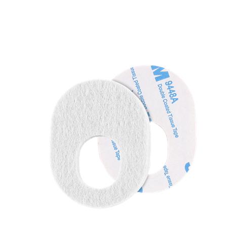 5 Paia Di Cuscinetti Per Mais In Feltro Ovale Bianco, Cerotto Protettivo Invisibile Per Mais L - Foto 1