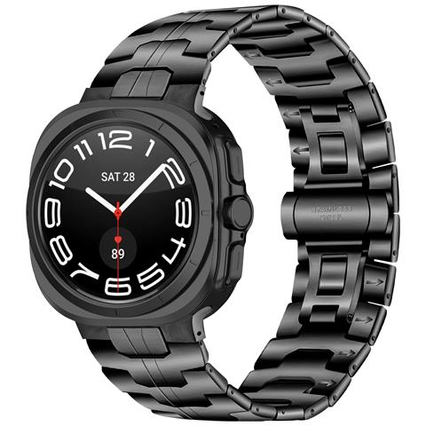 INF Cinturino Iron Man Per Samsung Galaxy Watch Ultra 47mm Black