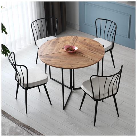 Bronie Tavolo Da Pranzo Pieghevole In Rovere - Foto 1