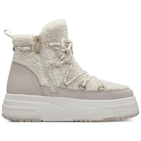 Wl Boot Ivory Stivaletti Tessile Scarpe Donna Beige Eu 39, 1-26807-43 418 - Foto 3