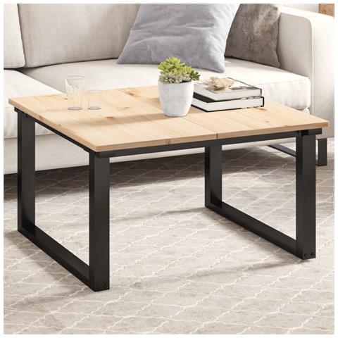 Piani Tavolo 2 Pz 80x40x1,7 Cm Rettangolare Legno Massello Pino - Foto 1