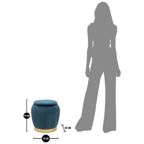 Pouf Mf357 - Ottanio - Legno - 43x43x43 Cm - Foto 8