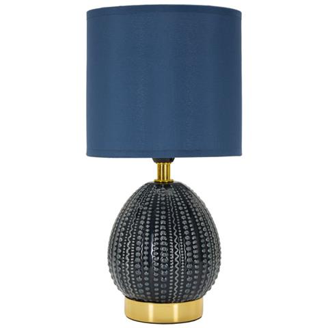 Lampada Da Tavolo Mf100 - Blu - Ceramica - 15x15x30,5 Cm - Foto 1