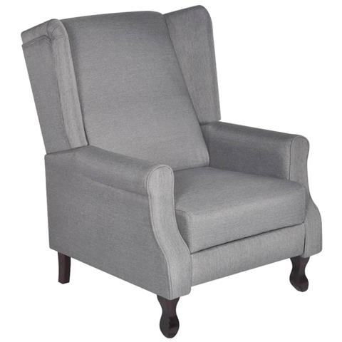 Lusso Casadino - Poltrona Grigia In Tessuto - Foto 2