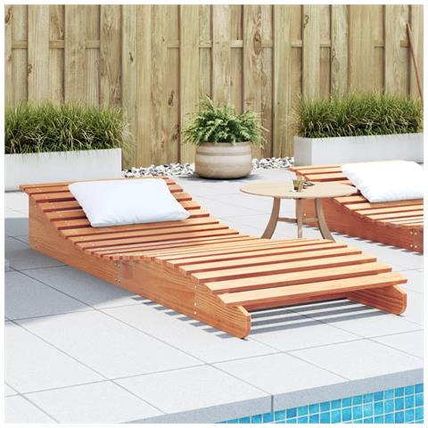 Lettino Marrone Cera 205x80x31,5 Cm In Legno Massello Di Pino - Foto 8