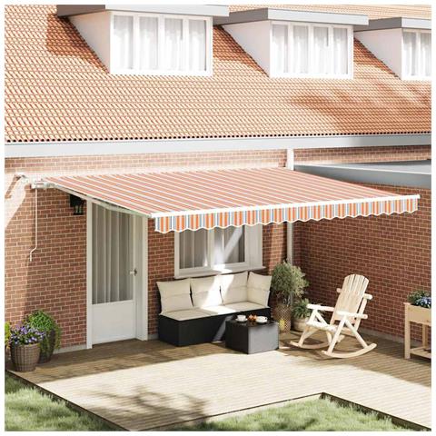 Tenda Retrattile Multicolore 450 × 300 cm Tessuto, Metallo - Foto 2