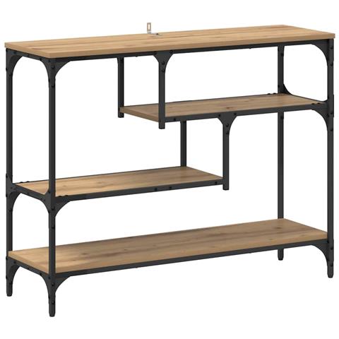 Tavolo consolle rovere artigianale 100 x 30 x 75 cm - Foto 1