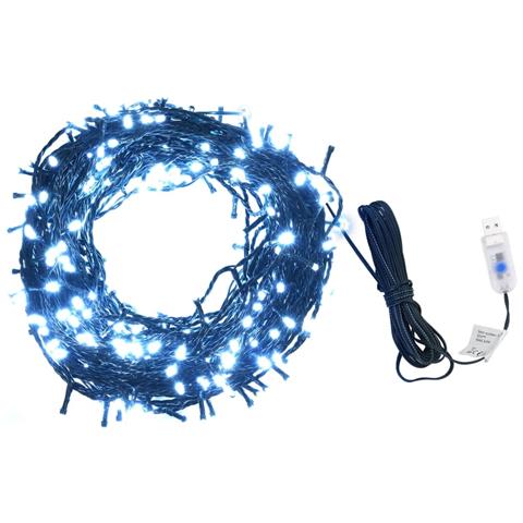 Lusso Casadino - Stringa Di Luci Led Interno Esterno 400 Led 40 M Bianco Freddo - Foto 2