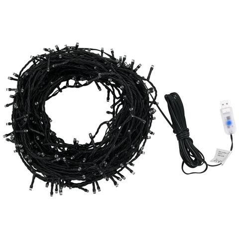 Lusso Casadino - Stringa Di Luci Led Interno Esterno 400 Led 40 M Bianco Freddo - Foto 1