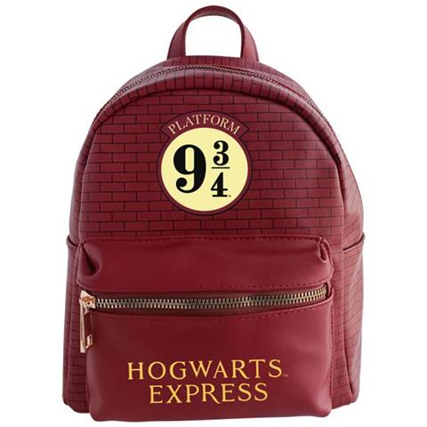 Zaino Con Motivo Platform 9¾ Hogwarts Express Ultra Elegante, Rosso - Foto 1