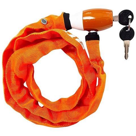 Antifurto A Cavo Rinforzato Da 120 Cm Con Testa In Metallo Per Biciclette E Motociclette - Foto 1