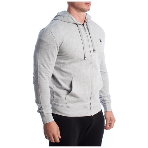 Felpa Con Cappuccio Da Uomo Con Cerniera 67931 - Foto 6