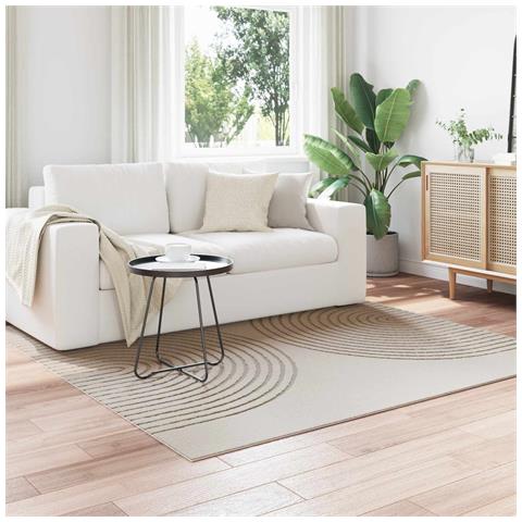 Tappeti per area Quadrato GALATI Crema 200 x 200 cm Poliestere - Foto 2
