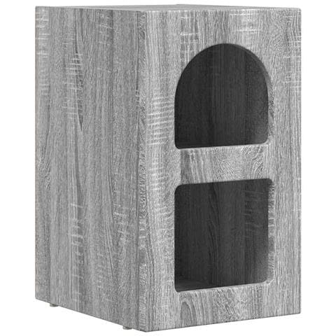 Comodino Grigio Sonoma 29,5 x 33,5 x 50 cm Legno multistrato - Foto 1