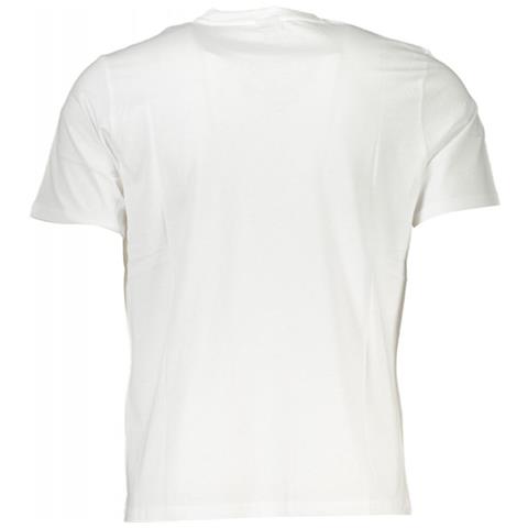 MAGLIETTA A MANICHE CORTE DA UOMO BIANCA - Colore: Bianco, Taglia: 3XL - Foto 2