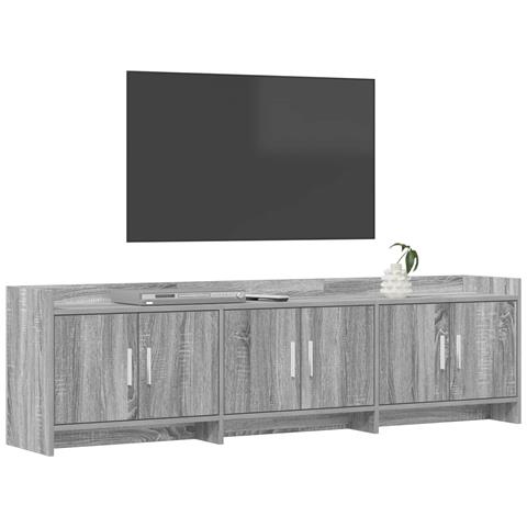 Mobile TV 168 x 33 x 47 cm Sonoma grigio Legno ingegnerizzato - Foto 2