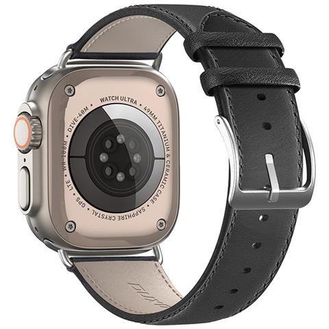 Cinturino Orologio per Apple Watch - Pelle, Nero - Foto 1