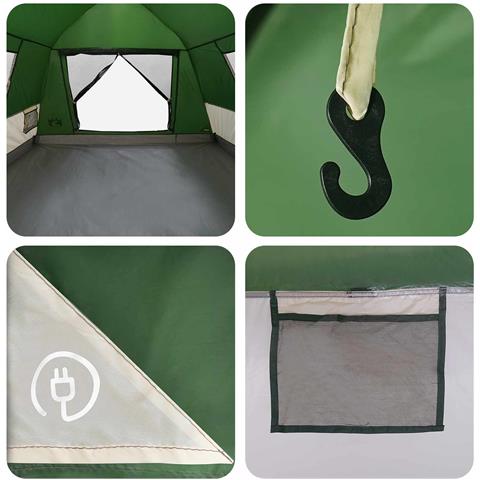 Tenda istantanea resistente all'acqua 2 persona Verde - Foto 9