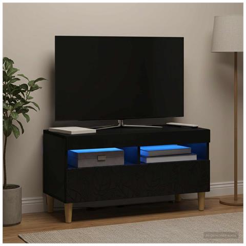 Mobile TV LED Nero Legno ingegnerizzato - Foto 2