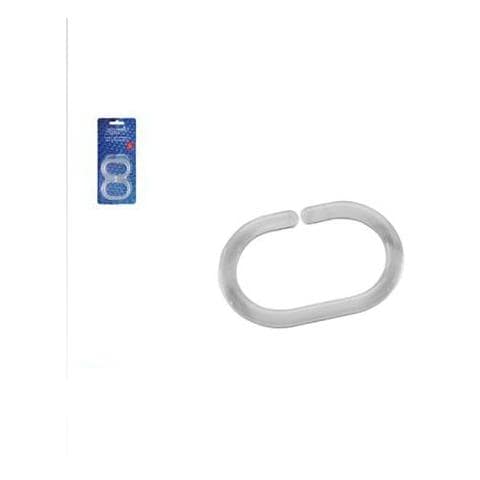293034-B Set 12 Ganci per Doccia Trasparenti - Foto 1