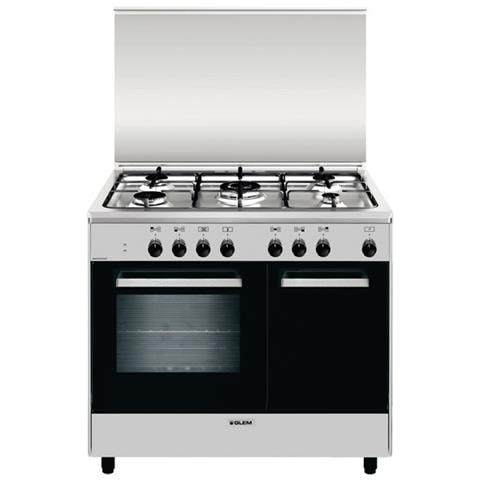Cucina Elettrica AR965MI6 5 Fuochi Gas Forno Elettrico Classe A Dimensioni 90x60 Colore Inox Serie Alpha - Foto 5